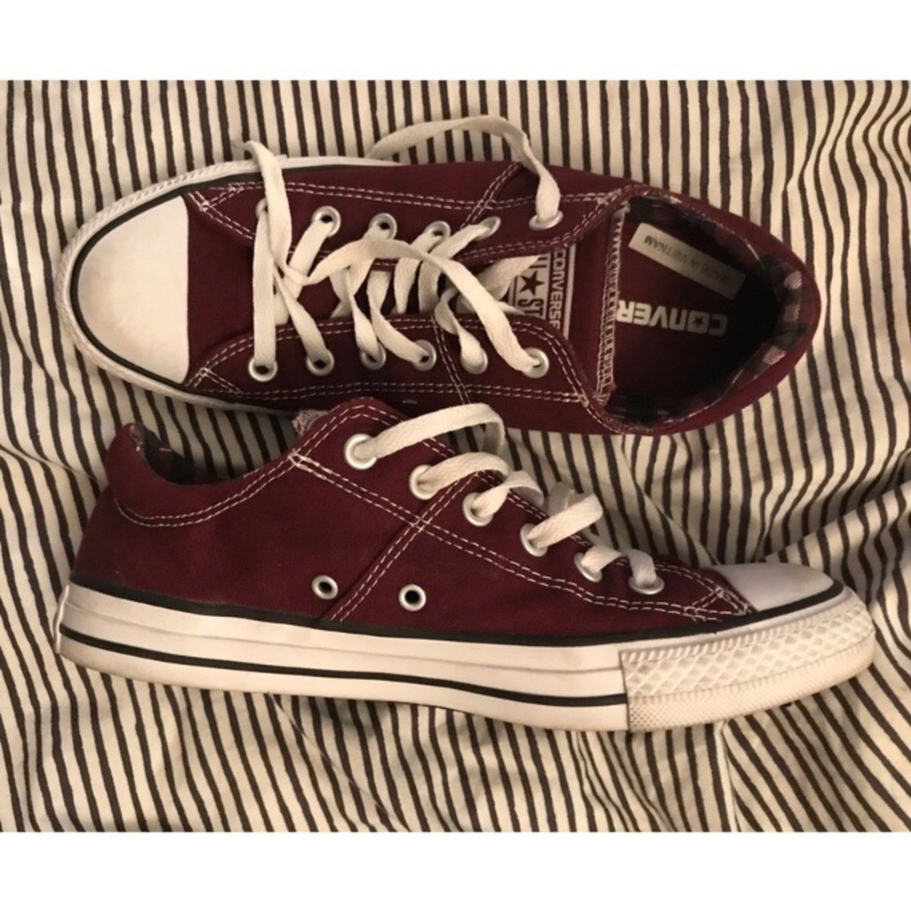 Women’s Maroon Converse All-Stars